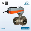 Auto-Actuator Electric Brass Ball Valve